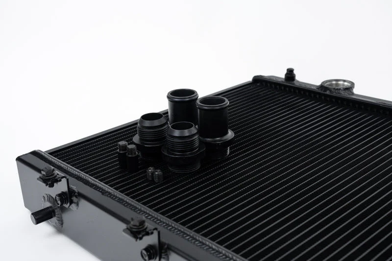CSF 92-00 Honda Civic w/K-Swap V3 Radiator - Black Finish - Image 3