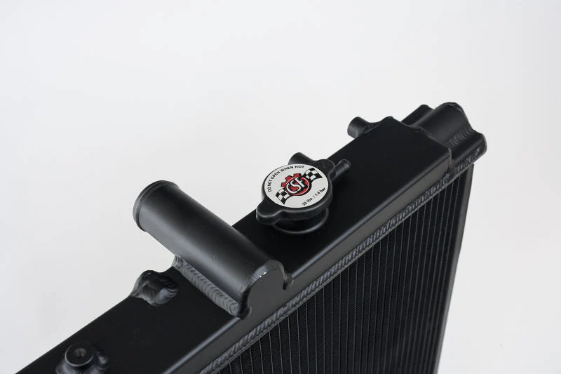 CSF 93-98 Toyota MK4 Supra Radiator - Black Finish - Image 4