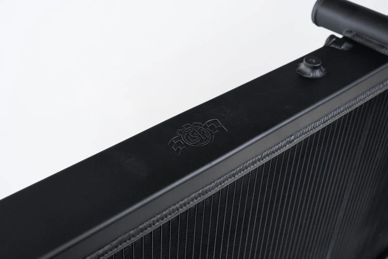CSF 93-98 Toyota MK4 Supra Radiator - Black Finish - Image 6