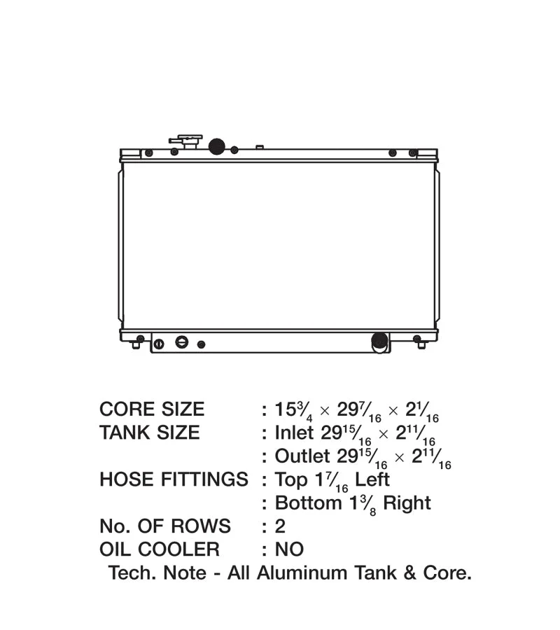 CSF 93-98 Toyota Supra Radiator - Image 7