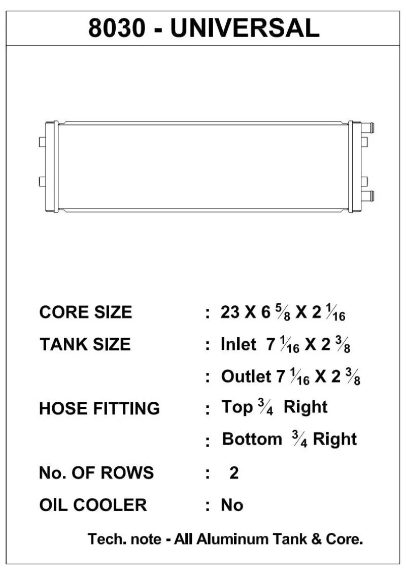 CSF Dual-Pass Universal Heat Exchanger (Cross-Flow) - Image 7