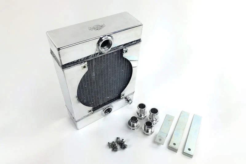 CSF Universal Drag Race / Tuck Radiator w/9in Spal Fan - 10.5in H x 10in L x 3.6in W - Image 7