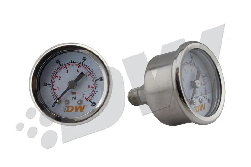 DeatschWerks 0-100 PSI 1/8in NPT Mechanical Fuel Pressure Gauge - Image 2