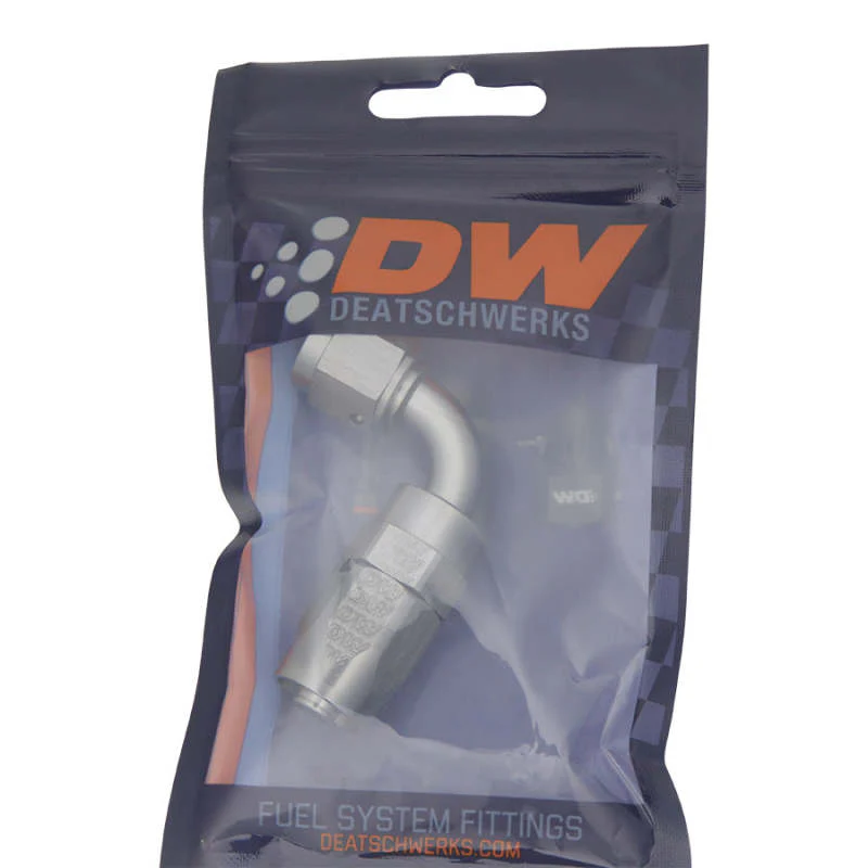 DeatschWerks 6AN Female Swivel 90-Degree Hose End CPE - Image 4