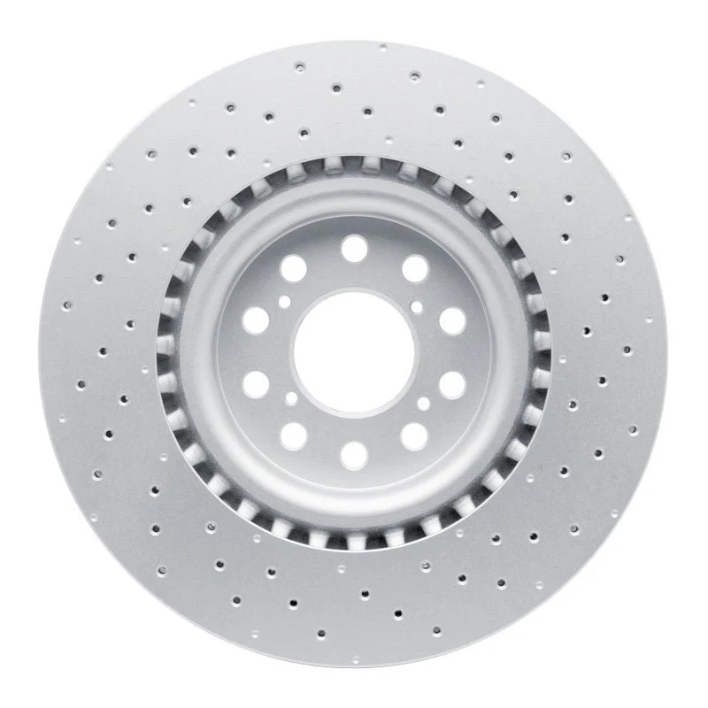 DFC 23-26 Honda Civic Hatchback Front Drilled Hi-Carbon Alloy Geomet Coated Rotor - Image 5