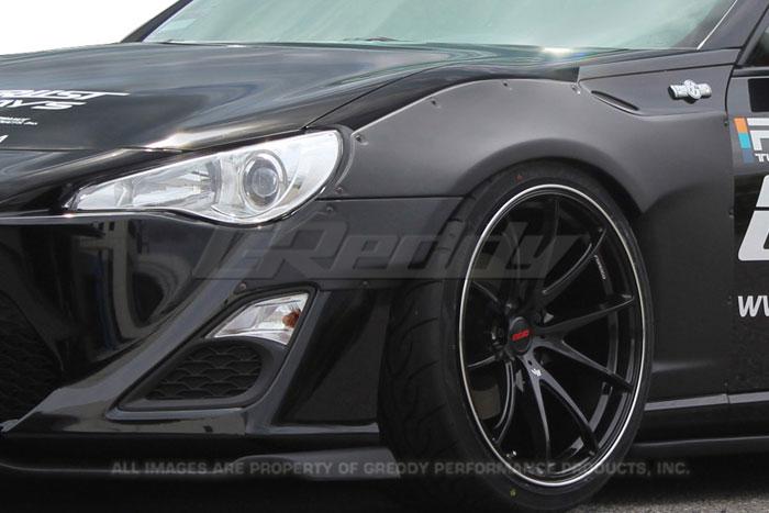 GReddy X Rocket Bunny Front Over-Fender & Front Bumper Trim (4 pcs) - Image 2