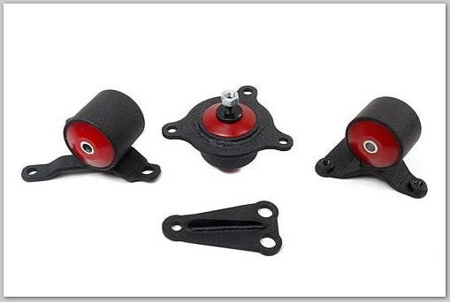Innovative 02-05 Civic K-Series Black Steel Mounts 75A Bushings (Not K24 Trans) - Image 2