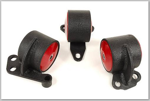 Innovative 92-95 Civic B/D Series Black Steel Mounts 60A Bushings (2 Bolt) - Image 2