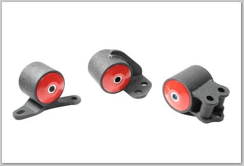 Innovative 92-95 Civic B/D Series Black Steel Mounts 75A Bushings (3 Bolt) - Image 2