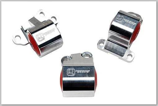 Innovative 92-95 Civic B/D Series Silver Aluminum Mounts 75A Bushings (2 Bolt) - Image 2