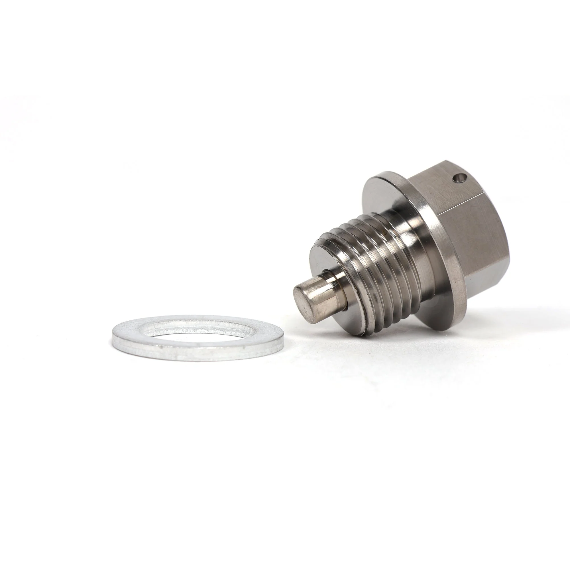 BLOX Racing Titanium Magnetic Oil Drain Plug - M16x1.50mm - Subaru FA20 - Image 3