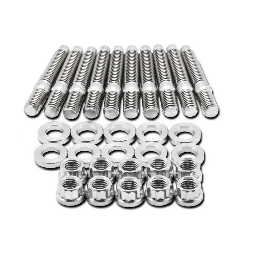 BLOX Racing Stainless Steel Intake/Exhaust Manifold Studs - M8x1.25 55mm Singles, 7-10 Piece Kits - Image 2