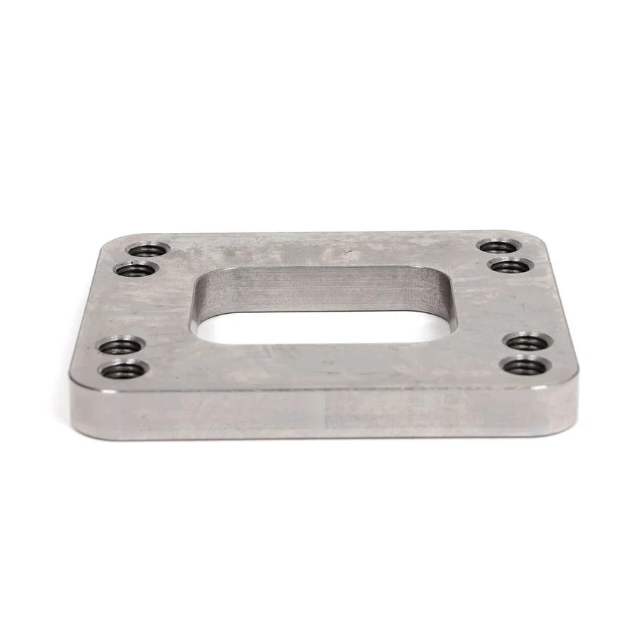 BLOX Racing T3 / T4 Dual Pattern Inlet Flange - Open / Threaded - Image 3