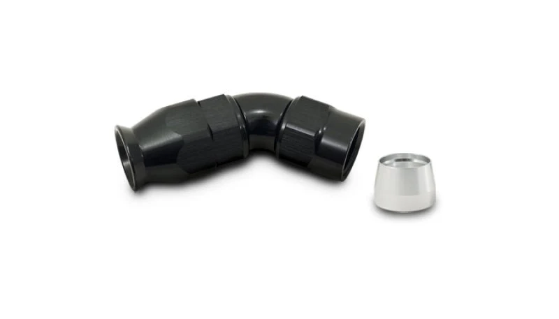 Vibrant 1 Piece PFTE Hose End -16 AN 45 Degree - Image 2