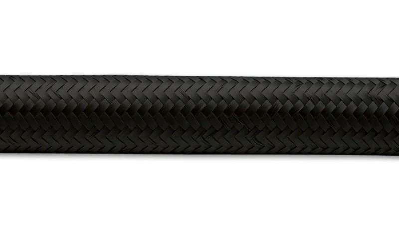 Vibrant -10 AN Black Nylon Braided Flex Hose (10 foot roll) - Image 2