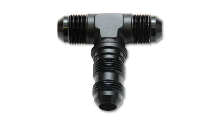 Vibrant -10AN Bulkhead Adapter Tee Fitting - Anodized Black Only - Image 3