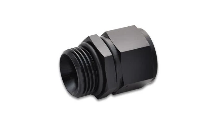 Vibrant -10AN Female to -12AN Male Straight Cut Adapter with O-Ring - Image 3
