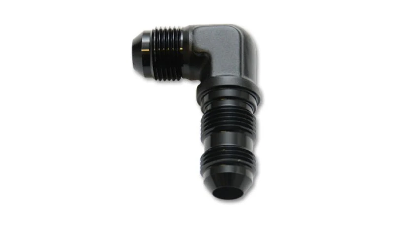 Vibrant -12AN Bulkhead Adapter 90 Degree Elbow Fitting - Anodized Black Only - Image 2