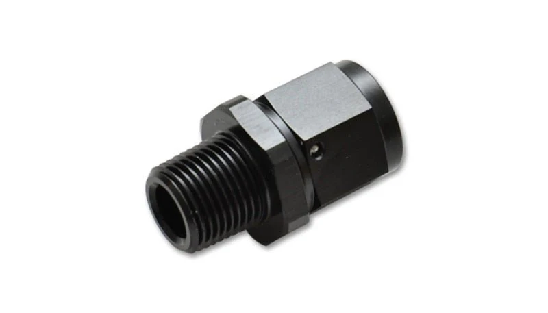Vibrant -12AN to 1/2in NPT Female Swivel Straight Adapter Fitting - Image 3