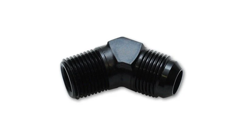 Vibrant -12AN to 3/4in NPT 45 Degree Elbow Adapter Fitting - Image 5