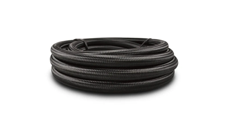 Vibrant -16 AN Black Nylon Braided Flex Hose (2 foot roll) - Image 2