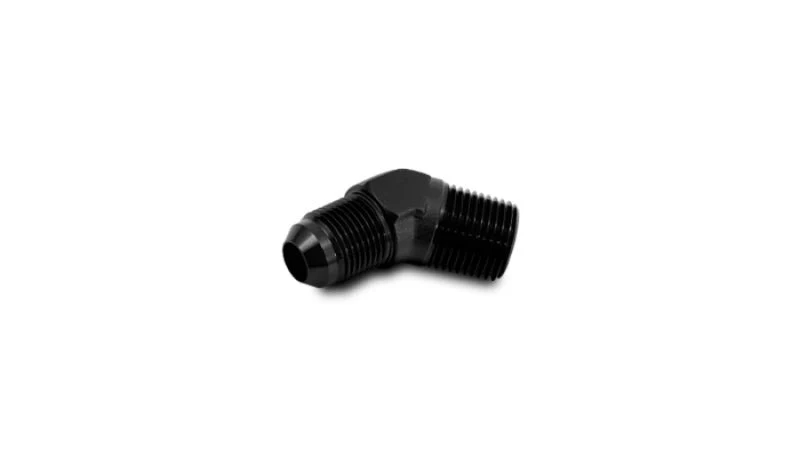 Vibrant -16AN to 1in NPT 45 Degree Elbow Adapter Fitting - Image 3