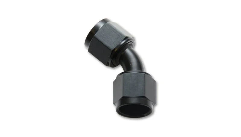 Vibrant -16AN X -16AN Female Flare Swivel 45 Deg Fitting (AN To AN) -Anodized Black Only - Image 2