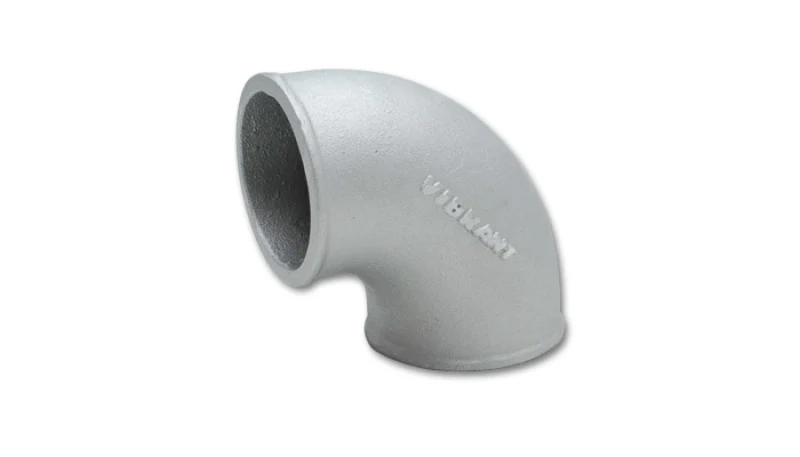 Vibrant 2.5in O.D. Cast Aluminum Elbow (90 degree Tight Radius) - Image 2