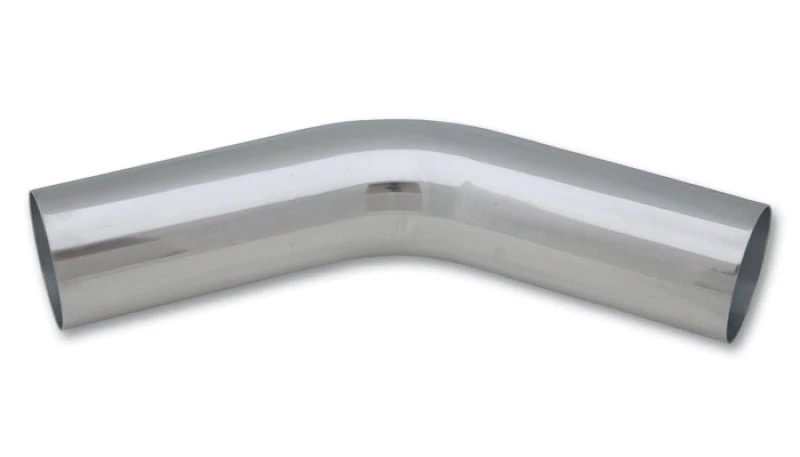 Vibrant 2.5in O.D. Universal Aluminum Tubing (45 degree bend) - Polished - Image 2