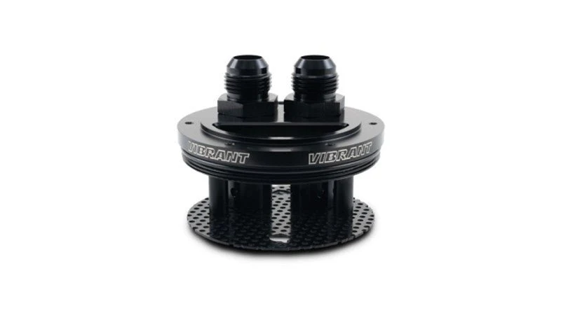 Vibrant 2-Port Catch Can Lid Assembly - Image 2
