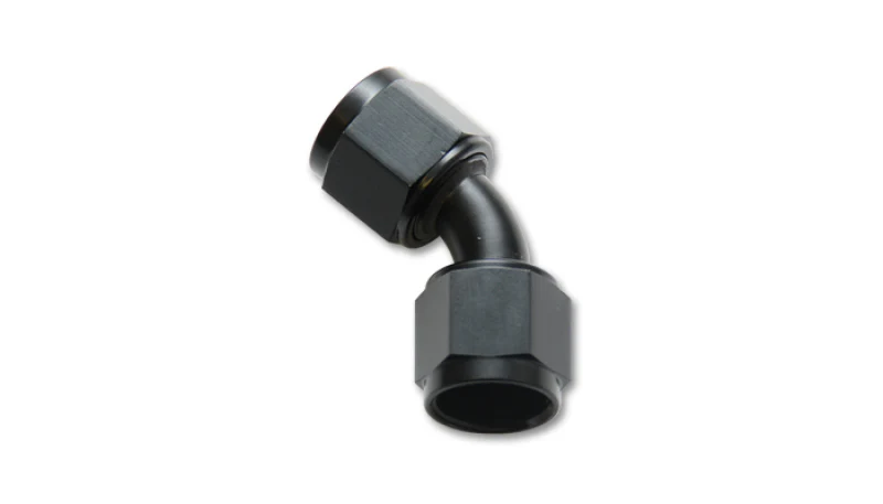 Vibrant -20AN X -20AN Female Flare Swivel 45 Deg Fitting (AN To AN) -Anodized Black Only - Image 2