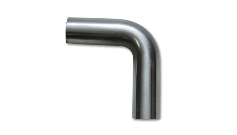 Vibrant 3.5in O.D. T304 SS 90 deg Mandrel Bend 6in x 6in leg lengths (5.5in Centerline Radius) - Image 2