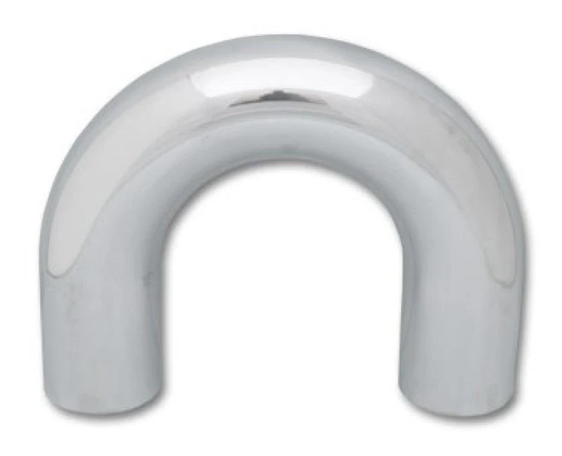 Vibrant 3.5in O.D. Universal Aluminum Tubing (180 degree Bend) - Polished - Image 2