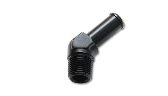 Vibrant 3/8NPT to 3/8 Barb 45 Degree Fitting - Image 3