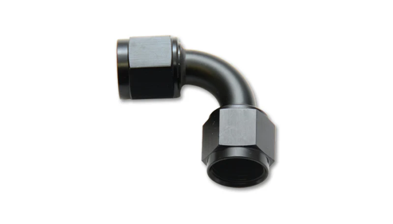 Vibrant -3AN Female 90 Degree Union Adapter (AN to AN) - Anodized Black Only - Image 2