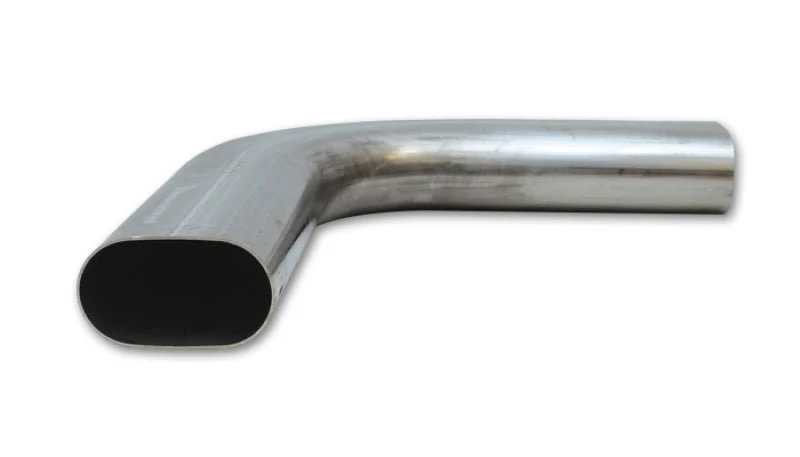 Vibrant 3in Oval (Nominal Size) T304 SS 90 deg Mandrel Bend 6in x 6in leg lengths - Image 2