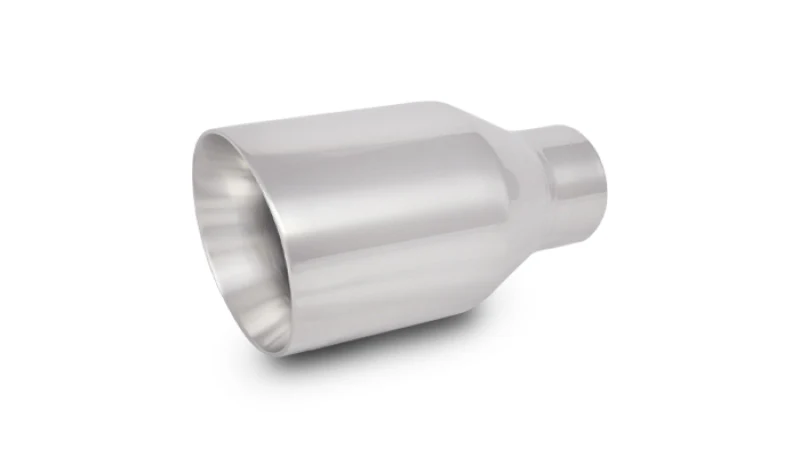 Vibrant 3in Round SS Exhaust Tip (Double Wall Angle Cut Beveled Outlet) - Image 2