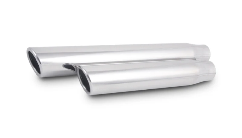 Vibrant 3in Round SS Truck/SUV Exh Tip (Single wall Angle Cut Rolled Edge) - 2.5in inlet 11in long - Image 4
