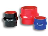 Vibrant 4 Ply Reinforced Silicone Hump Hose Connector - 4.5in I.D. x 3in long (BLACK) - Image 3