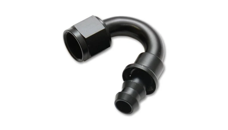 Vibrant -4AN Push-On 150 Degree Hose End Fitting - Image 2