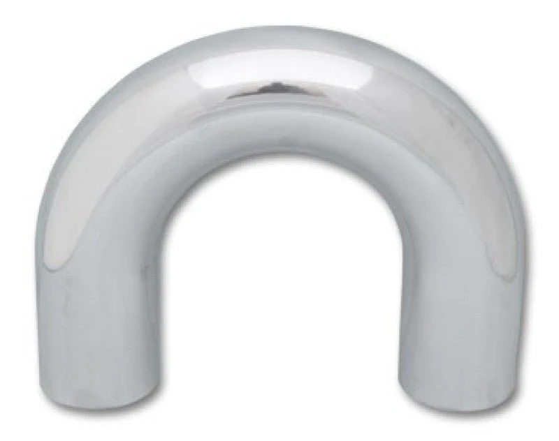 Vibrant 4in O.D. Universal Aluminum Tubing (180 degree Bend) - Polished - Image 2