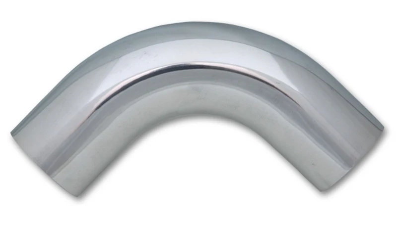Vibrant 4in O.D. Universal Aluminum Tubing (90 degree bend) - Polished - Image 2