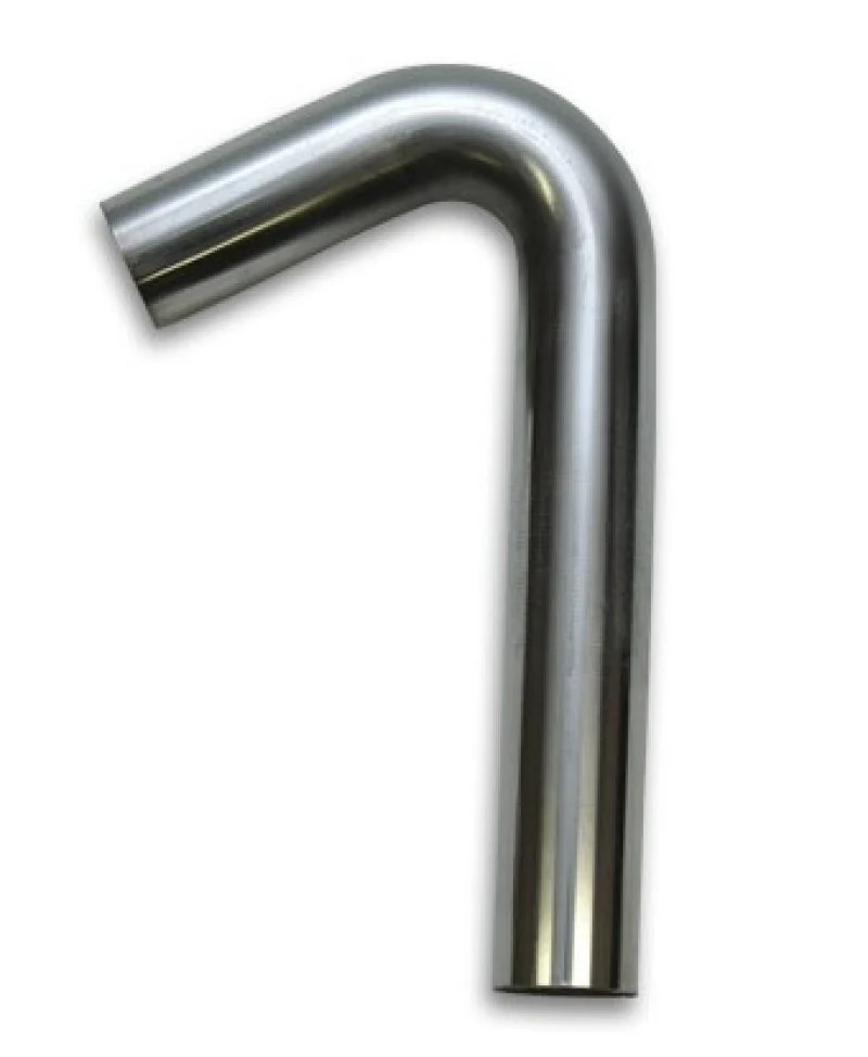 Vibrant 4in OD x 4in CLR 304 Stainless Steel Tubing 120 Degree Mandrel Bend - Image 3