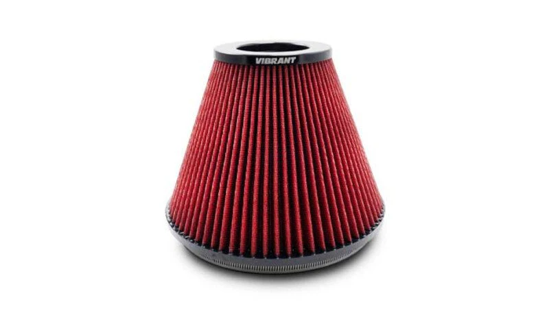 Vibrant 8.75in Inlet I.D. x 8.50in Height Bellmouth Velocity Stack Classic Performance Air Filter - Image 2