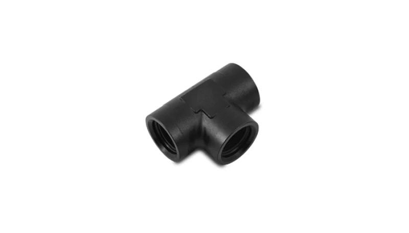 Vibrant -8AN 938 Female Tee Adapter - Aluminum - Image 5