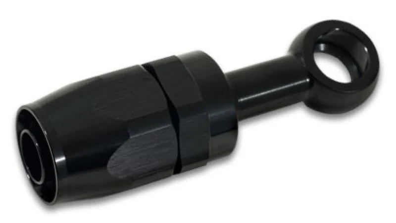 Vibrant -8AN Banjo Hose End Fitting for use with M18 Banjo Bolt - Aluminum Black - Image 3