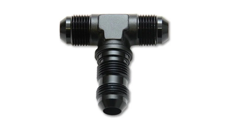 Vibrant -8AN Bulkhead Adapter Tee Fitting - Anodized Black Only - Image 4