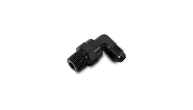 Vibrant -8AN to 3/8in NPT Male Swivel 90 Degree Adapter Fitting - Image 3