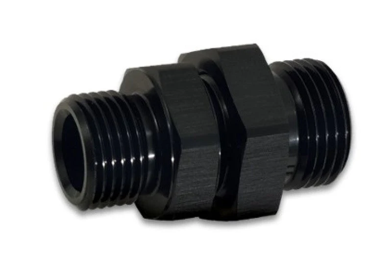 Vibrant -8AN to -6AN ORB Male to Male Union Adapter - Anodized Black - Image 2