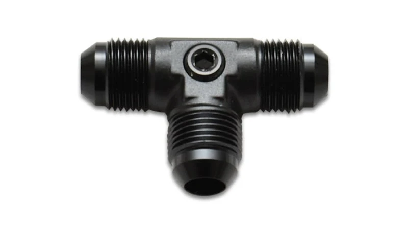 Vibrant -8AN to -8AN Male Tee Adapter Fitting with 1/8in NPT Port - Image 2